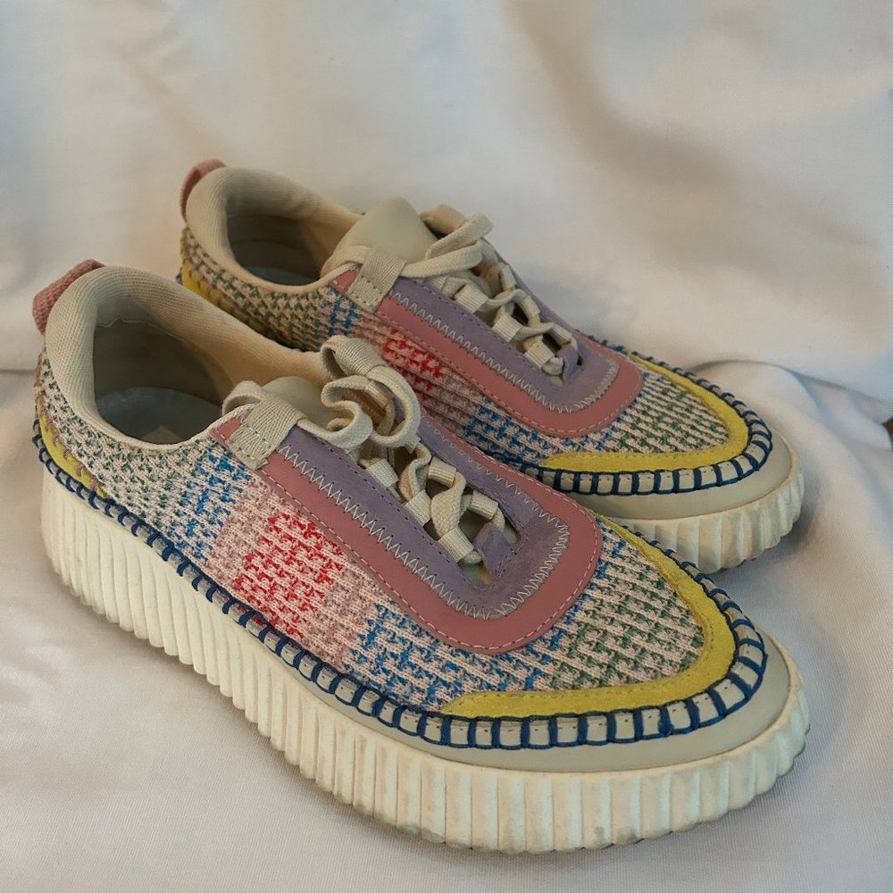 Dolce Vita Dolen Sneaker Funfetti Knit Size 10